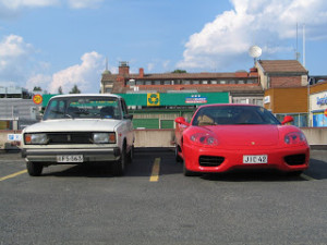 lada.vs.ferrari