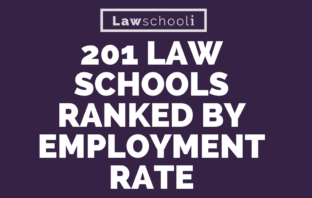 201 Law Schools Ranked By Full-Time Employment Rate (Law School Employment Statistics)
